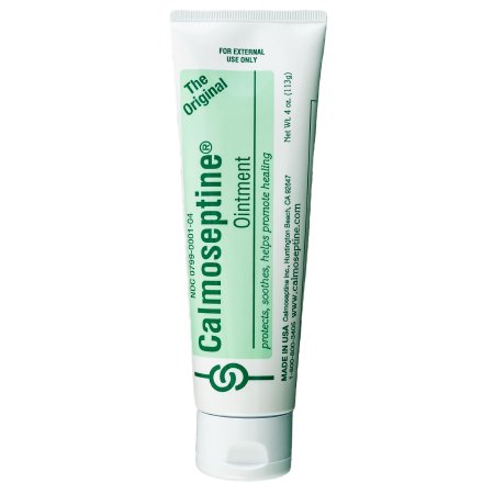 Calmoseptine® Skin Protectant, Menthol / Zinc Oxide, 0.44% - 20.625% Strength, Scented Ointment, 4 oz. Tube