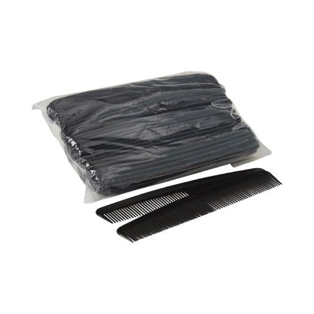 McKesson Black Plastic Comb, 7 Inch