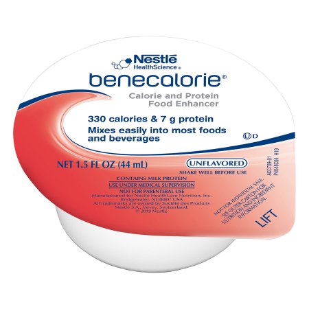Benecalorie Unflavored Calorie and Protein Food Enhancer, 1.5 oz. Cup Ready To Use