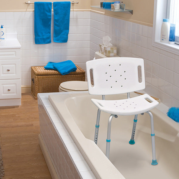 AquaSense® Adjustable Bath Seat with Backrest