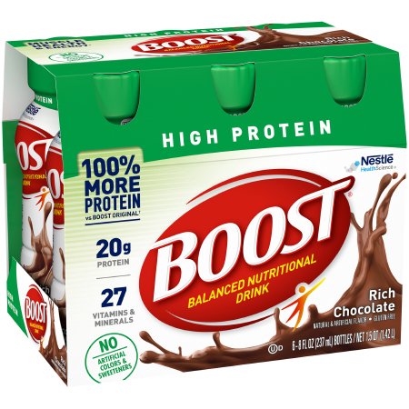 Boost® High Protein Flavored Drink, Rich Chocolate, Ready To Use 8 oz. Bottle