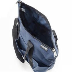 superdry commuter tarp tote bag Medical Zippered Tote, Navy with Black Trim 600D Waterproof Polyester