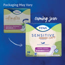 TENA® Sensitive Care Maximum Extra Coverage Long Adult Disposable 15 Inch Bladder Control Pad, Heavy Absorbency (54295)
