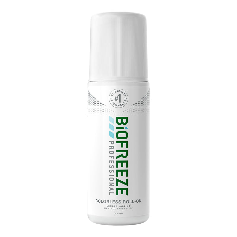 Roll-on Topical Pain Relief Biofreeze® Professional 5% Strength Menthol Topical Gel 3 oz.