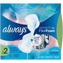 Always® Infinity with Flex Foam Feminine Pad, Maxi with Wings (10037000117145)