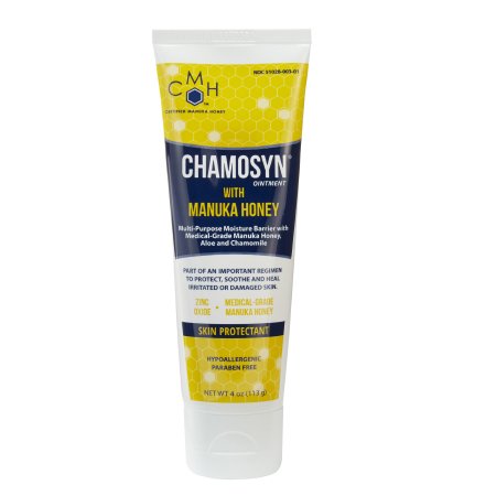 Chamosyn Ointment with Manuka Honey and Zinc Oxide - Scented Skin Protectant, 4 oz