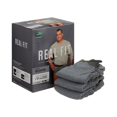 Kimberly Clark Male Adult Absorbent Underwear Depend Real Fit Pull On with Tear Away Seams - Heavy Absorbency