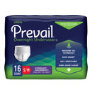 Prevail® Overnight Unisex Adult Disposable Absorbent Underwear, Heavy Absorbency