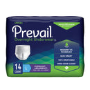 Prevail® Overnight Unisex Adult Disposable Absorbent Underwear, Heavy Absorbency