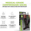 Green Drop Compression Socks - Medical-Grade Infused Support