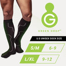 Green Drop Compression Socks - Medical-Grade Infused Support