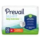 Prevail® Nu-Fit® Unisex Adult Absorbent Underwear, Heavy Absorbency
