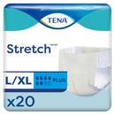 TENA Stretch™ Plus Unisex Disposable Breathable Adult Incontinence Brief, Moderate Absorbency