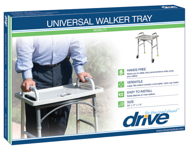 Universal Walker Tray with Cup Holder-Drive™ Walker Tray