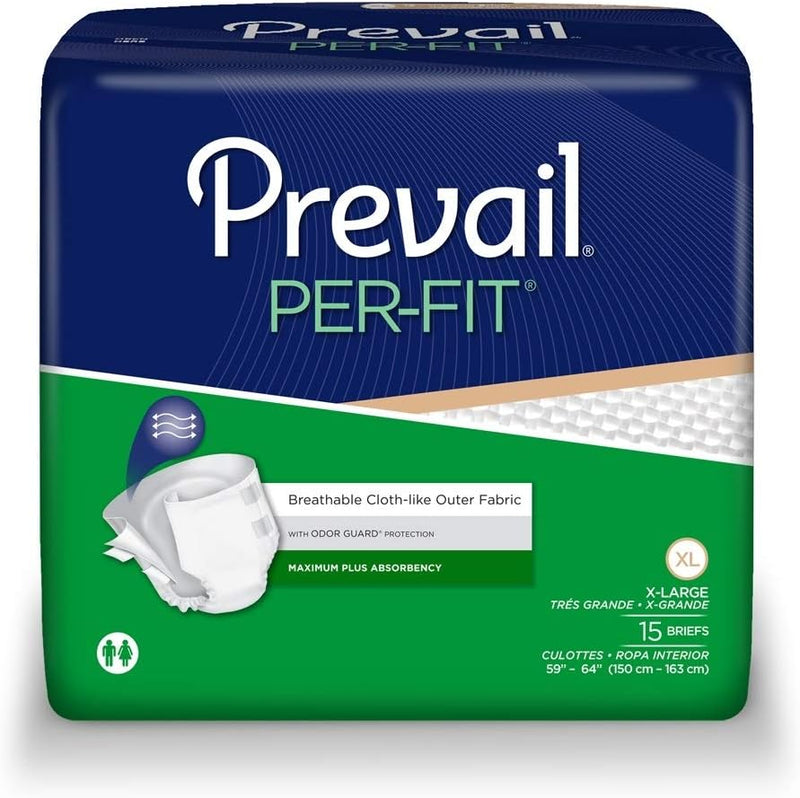 Prevail Per-Fit Unisex Maximum Absorbency Incontinence Briefs