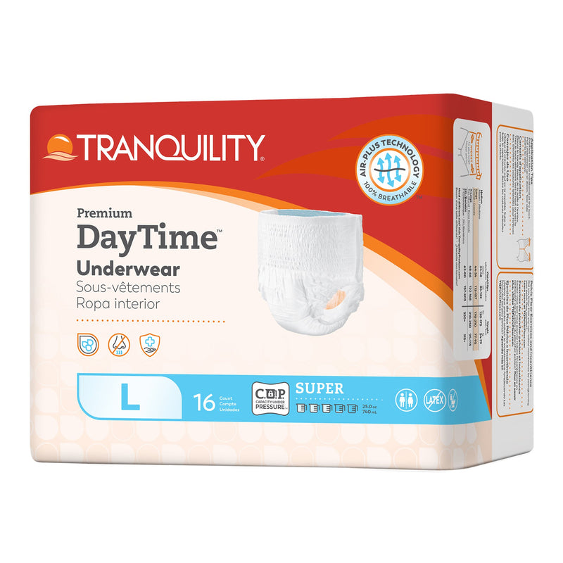 Tranquility® Premium DayTime™ Unisex Disposable Absorbent Underwear, Pull On with Tear Away Seams, Heavy Absorbency