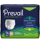 Prevail® Daily Underwear Maximum Unisex Adult Absorbent Underwear, Heavy Absorbency