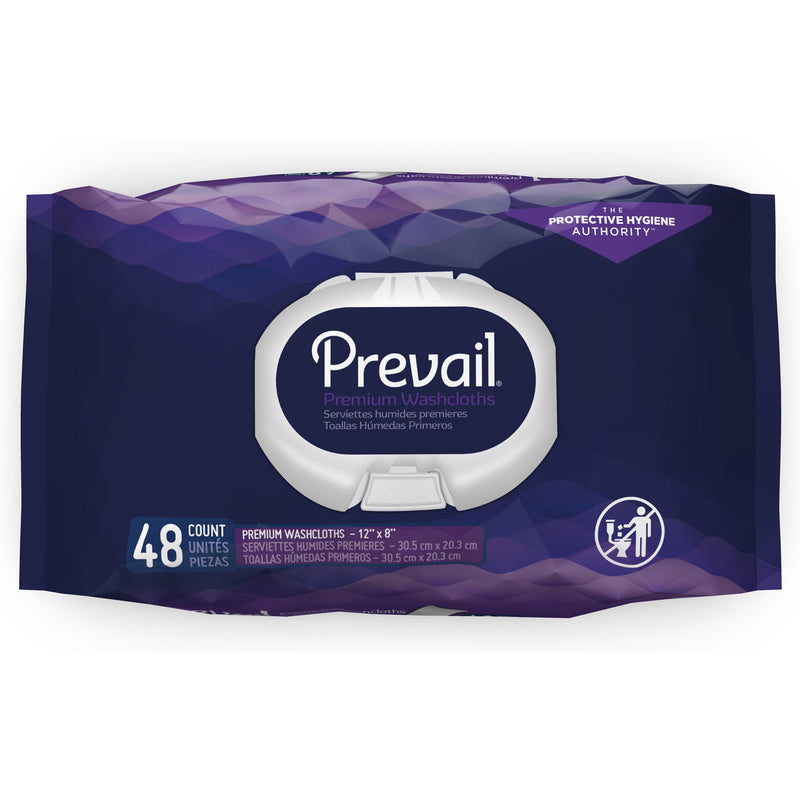 Prevail Soft Pack Personal Wipes, 8 X 12 Inch