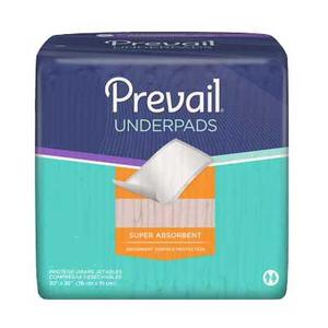 Underpad Prevail® Total Care™ 30 X 36 Inch Disposable Polymer Heavy Absorbency