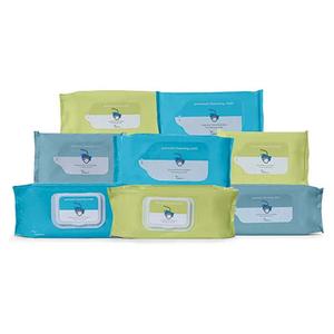 Flushable Rinse-Free Personal Wipe Cardinal Health™ Wings™ Soft Pack Unscented