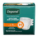 Kimberly Clark Depend® Unisex Disposable Incontinence Brief, Heavy Absorbency