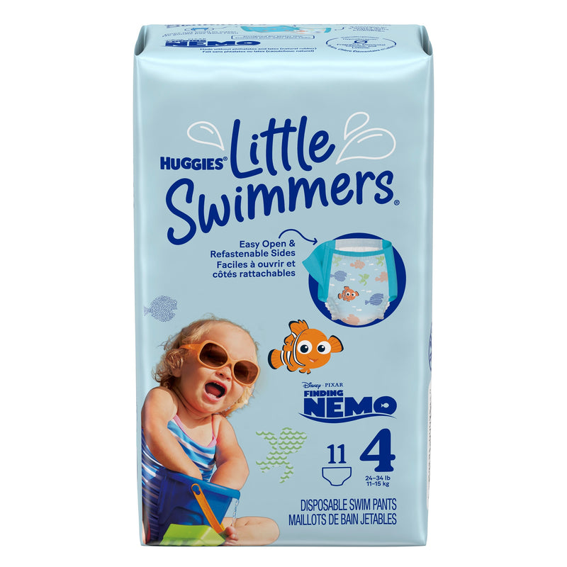 Unisex Baby Swim Diaper Huggies® Little Swimmers® Size 4 Disposable Heavy Absorbency