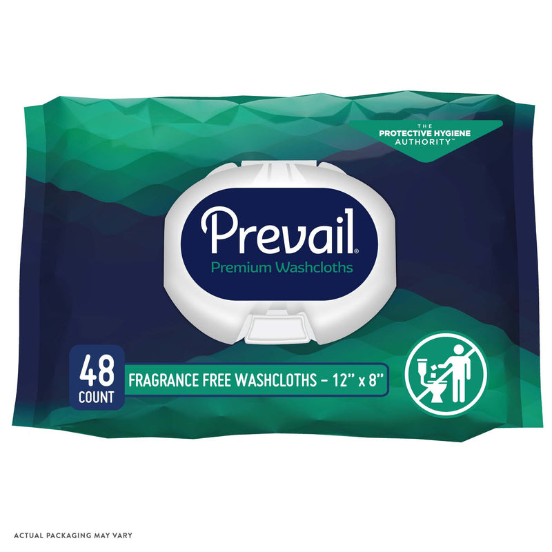 Prevail Soft Pack Personal Wipes, 8 X 12 Inch