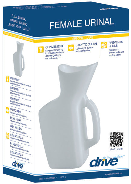 Drive Medical 32 oz. Female Urinal (DME-RTLPC23201-F-PRO)