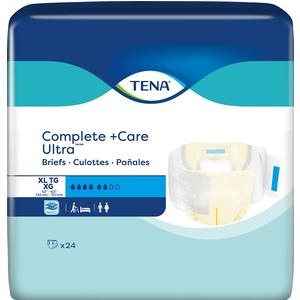 Unisex Adult Incontinence Brief TENA® Complete + Care Ultra™ Disposable Moderate Absorbency