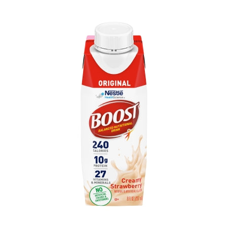 Boost Original Adult Oral Supplement, Flavored, Ready to Use 8 oz. Carton