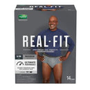 Kimberly Clark Depend® Real Fit® Incontinence Underwear, Maximum Absorbency, For Males
