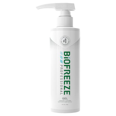 Topical Pain Relief Biofreeze® Professional 5% Strength Menthol Topical Gel Pump Bottle
