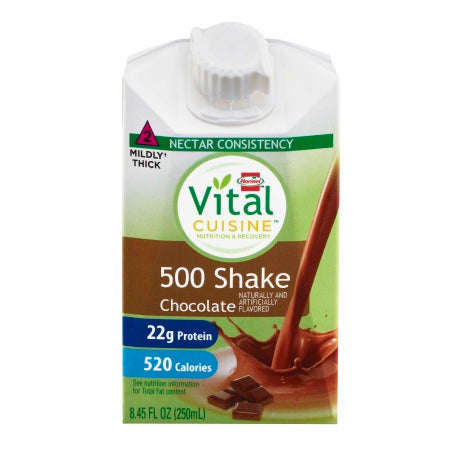 Oral Supplement Vital Cuisine® 500 Shake Chocolate Flavor Ready to Use 8.45 oz. Carton