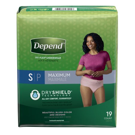 Depend® FIT-FLEX® Female Disposable Pull on Absorbent Underwear, Heavy Absorbency