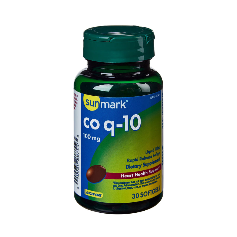 Vitamin Supplement sunmark® Coenzyme Q-10 100 mg Strength Softgel 30 per Bottle