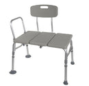 McKesson Knocked Down Bath Transfer Bench Removable Arm Rail