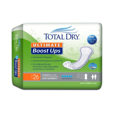 TotalDry Ultimate Boost Ups Unisex Disposable Incontinence Booster Pad