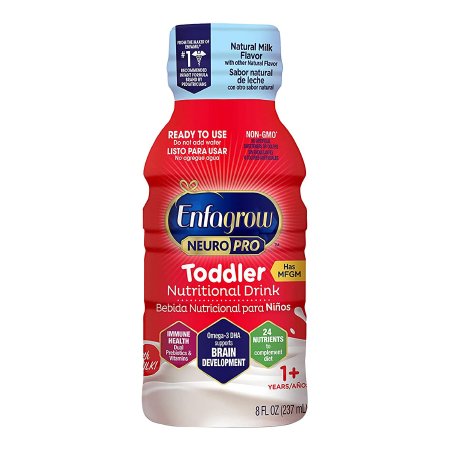 Enfagrow NeuroPro™ Pediatric Oral Supplement, Natural Milk Flavor, 8 oz. Bottle Ready to Use