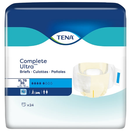 Unisex Adult Incontinence Brief TENA® Complete Ultra™ Moderate Absorbency
