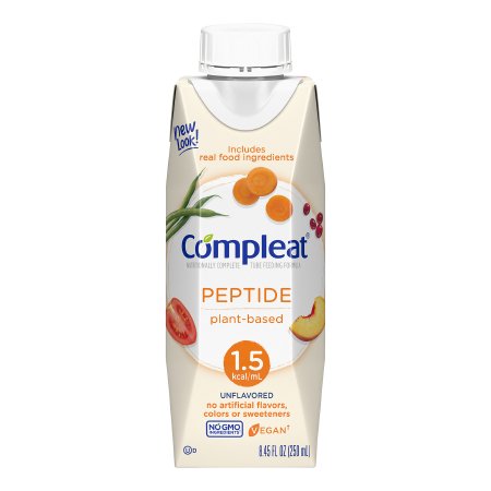 Oral Supplement / Tube Feeding Formula Compleat® Peptide 1.5 Cal Unflavored Ready to Use 8.45 oz. Re-Closeable Carton