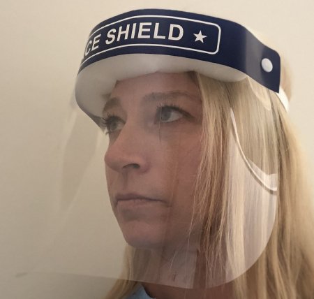 Face Shield One Size Fits Most Full Length Anti-fog Disposable NonSterile 10/bg