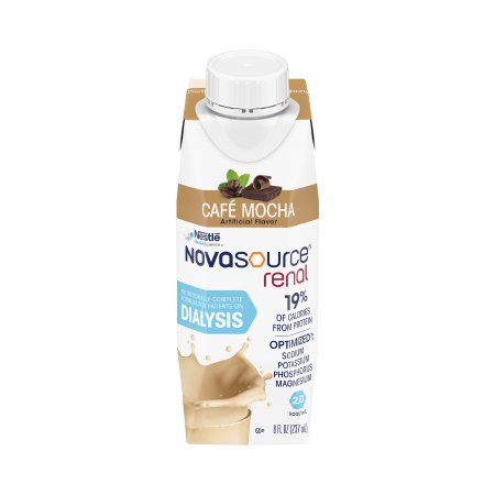 Oral Supplement Novasource® Renal Café Mocha Flavor Ready to Use 8 oz. Carton