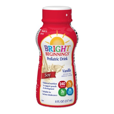 Pediatric Oral Supplement Bright Beginnings™ Vanilla Flavor 8 oz. Bottle Ready to Use