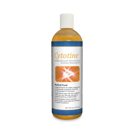Cytotine® Creatine-Monohydrate Oral Supplement, Orange Flavor, 16 oz. Bottle Ready to Use