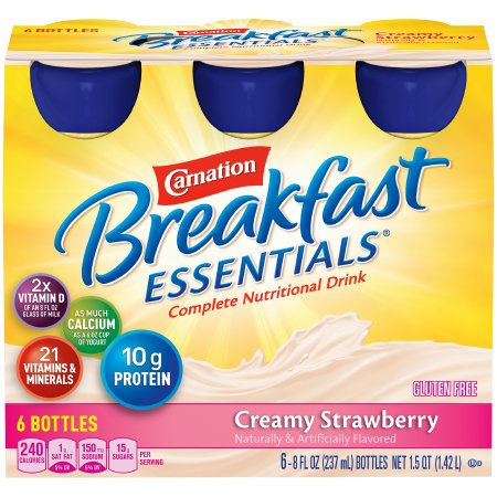 Carnation® Breakfast Essentials® Oral Supplement, Ready to Use 8 oz. Bottle