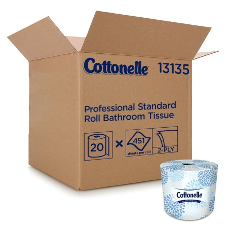 13135 Kleenex Cottonelle Professional Standard Size 2-Ply Cored Roll Toilet Tissue by Kimberly-Clark