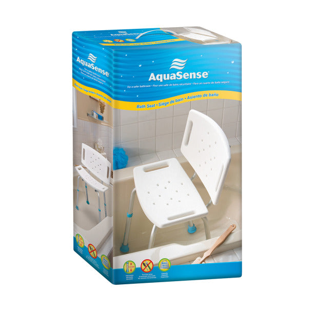 AquaSense® Adjustable Bath Seat with Backrest