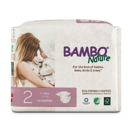 Bambo® Nature Unisex Disposable Baby Diaper, Heavy Absorbency