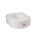 Carex® EZ Lock Raised Toilet Seat, White, 300 lbs. Capacity, 1/EA