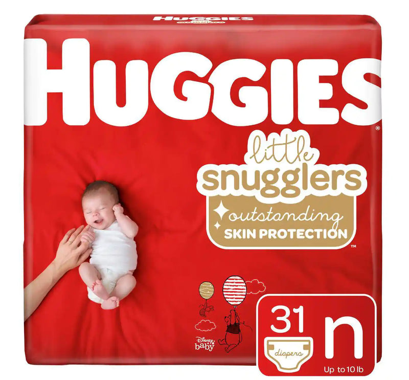 Huggies Little Snugglers Baby Diapers with Tabs - Newborn